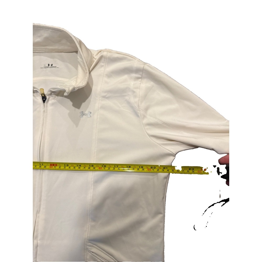 Under Armour Jacket  Womens Large Full Zip Stretch Athletic Running - Picture 3 of 7